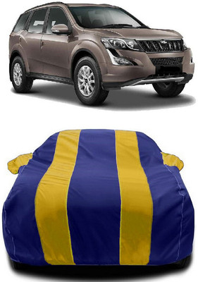 Autoprime Car Cover For Mahindra XUV500 W8 1.99 mHawk (With Mirror Pockets)(Yellow, Blue)