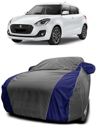 Autoprime Car Cover For Maruti Suzuki Swift AMT ZDI Plus Diesel (With Mirror Pockets)(Grey, Blue)