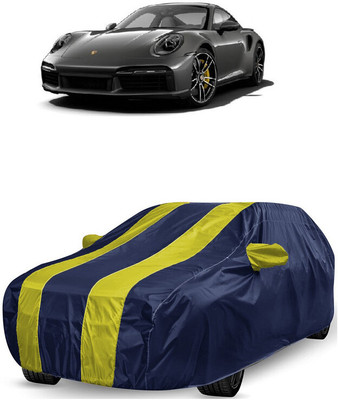 ANTOFY Car Cover For Porsche 911 Turbo S (With Mirror Pockets)(Yellow, Blue)