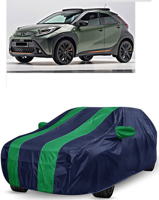 ANTOFY Car Cover For Tata Nano (With Mirror Pockets)(Green, Blue)