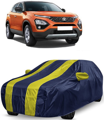 ANTOFY Car Cover For Tata Harrier XE (With Mirror Pockets)(Yellow, Blue)