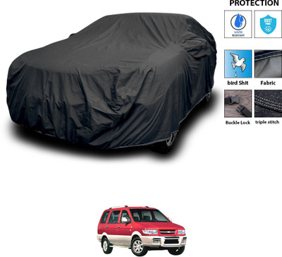 PAGORA Car Cover For Chevrolet Tavera (With Mirror Pockets)(Black)