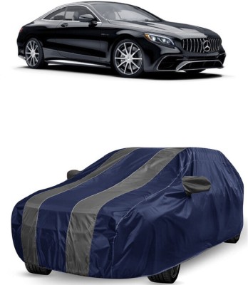 ANTOFY Car Cover For Mercedes Benz S-Class AMG S63 Coupe Petrol (With Mirror Pockets)(Grey, Blue)