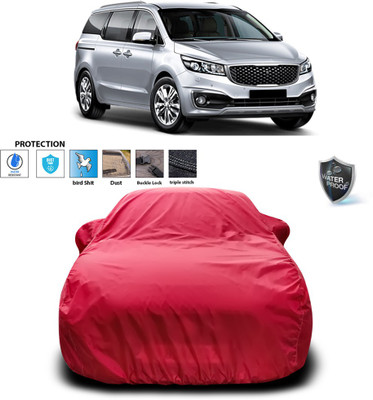 PAGORA Car Cover For Kia Carnival (With Mirror Pockets)(Maroon)