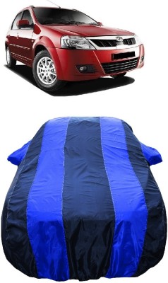 Wegather Car Cover For Mahindra E Verito D2 Electric (With Mirror Pockets)(Blue)