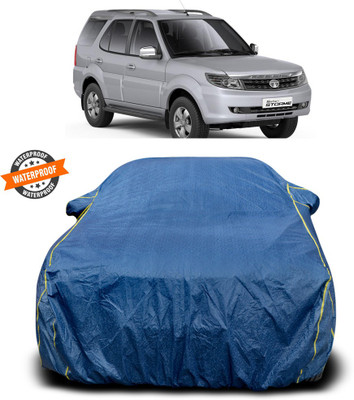 PAGORA Car Cover For Tata Safari Storme (With Mirror Pockets)(Blue)