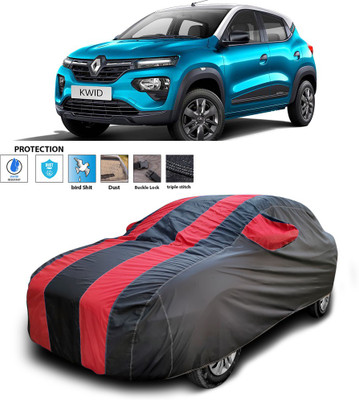 PAGORA Car Cover For Renault Kwid (With Mirror Pockets)(Red)
