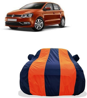 Tricway Car Cover For Volkswagen Polo GT 1.5 TDI (With Mirror Pockets)(Orange)