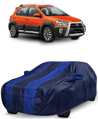 ANTOFY Car Cover For Toyota Etios Cross 1.5L V Petrol (With Mirror Pockets)(Blue, Blue)