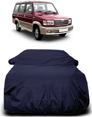 Autoprime Car Cover For Toyota Qualis (With Mirror Pockets)(Blue)