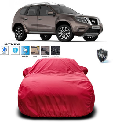 CODOKI Car Cover For Nissan Terrano (With Mirror Pockets)(Maroon)