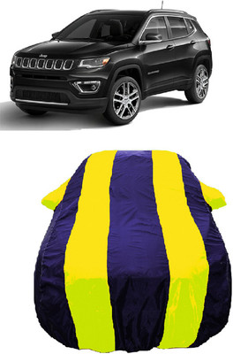Wegather Car Cover For Jeep Compass 1.4 Limited Option Black Petrol (With Mirror Pockets)(Yellow)