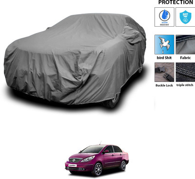 PAGORA Car Cover For Tata Manza (With Mirror Pockets)(Grey)