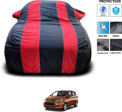 GOSHIV-car and bike accessories Car Cover For Ford B Max (With Mirror Pockets)(Red)