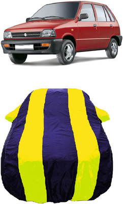 Wegather Car Cover For Maruti 800 AC LPG (With Mirror Pockets)(Yellow)