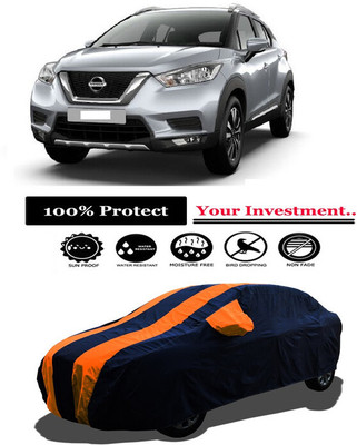 Amexride Car Cover For Nissan Kicks XV 1.5 (With Mirror Pockets)(Orange)