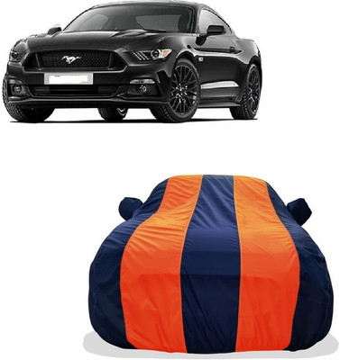 Tricway Car Cover For Ford Mustang V8 (With Mirror Pockets)(Orange)