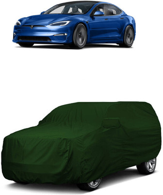 ANTOFY Car Cover For Tesla Model X Electric(Battery) (With Mirror Pockets)(Green)