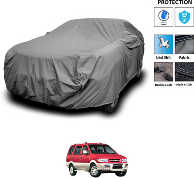 CODOKI Car Cover For Chevrolet Tavera (With Mirror Pockets)(Grey)