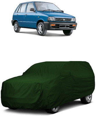 ANTOFY Car Cover For Maruti 800 AC Uniq (With Mirror Pockets)(Green)