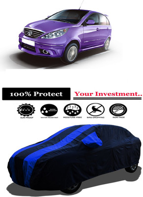 Amexride Car Cover For Tata Indica D90 (With Mirror Pockets)(Multicolor)