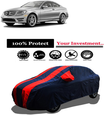 Amexride Car Cover For Mercedes Benz C-Class Grand (With Mirror Pockets)(Red)
