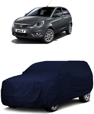 ANTOFY Car Cover For Tata Bolt Quadrajet XE Diesel (With Mirror Pockets)(Blue)