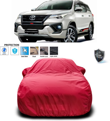 PAGORA Car Cover For Toyota New Fortuner (With Mirror Pockets)(Maroon)