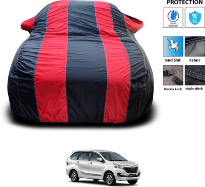 CODOKI Car Cover For Toyota Avanza (With Mirror Pockets)(Red)