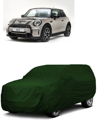 ANTOFY Car Cover For Mini Cooper Cooper 3 Door Cooper S Petrol (With Mirror Pockets)(Green)