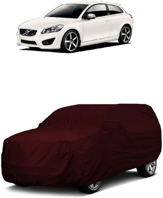 ANTOFY Car Cover For Volvo C30 R (With Mirror Pockets)(Maroon)
