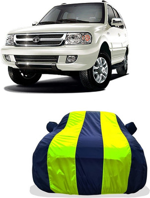Tricway Car Cover For Tata Safari VTT LX (With Mirror Pockets)(Yellow)