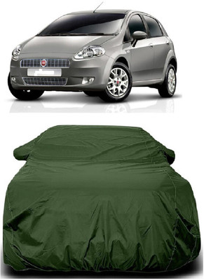 Autoprime Car Cover For Fiat Punto Emotion 1.4L (With Mirror Pockets)(Green)