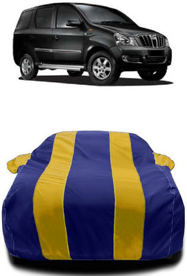 Autoprime Car Cover For Mahindra Xylo E6 (With Mirror Pockets)(Yellow, Blue)