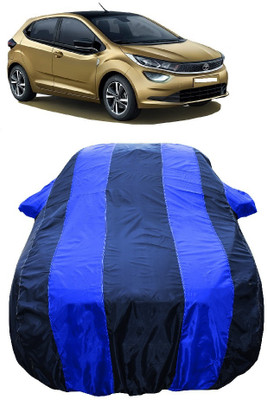 Wegather Car Cover For Tata Altroz XE Diesel (With Mirror Pockets)(Blue)