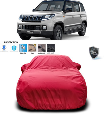 PAGORA Car Cover For Mahindra TUV300 (With Mirror Pockets)(Maroon)
