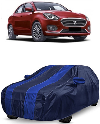 ANTOFY Car Cover For Maruti Suzuki Swift Dzire LXI 1.2 Petrol (With Mirror Pockets)(Blue, Blue)