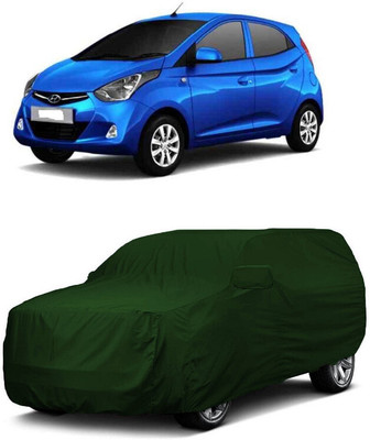 ANTOFY Car Cover For Hyundai EON Magna Plus Option (With Mirror Pockets)(Green)