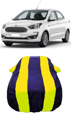 Wegather Car Cover For Ford Figo Aspire 1.5 TDCi Ambiente ABS (With Mirror Pockets)(Yellow)