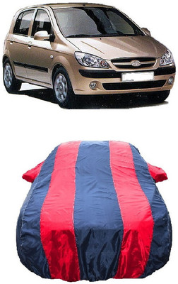 Wegather Car Cover For Hyundai Getz 1.1 GVS (With Mirror Pockets)(Red)