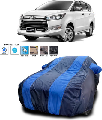 PAGORA Car Cover For Toyota Innova Crysta (With Mirror Pockets)(Blue)