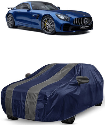 ANTOFY Car Cover For Mercedes Benz AMG GT R Petrol (With Mirror Pockets)(Grey, Blue)