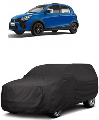ANTOFY Car Cover For Maruti Suzuki Celerio X AMT VXI Petrol (With Mirror Pockets)(Grey)