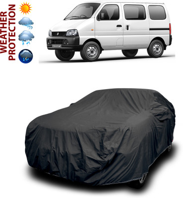 PAGORA Car Cover For Maruti Suzuki Eeco (With Mirror Pockets)(Black)