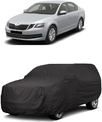 ANTOFY Car Cover For Skoda Octavia 2.0 TDI MT Ambition Diesel (With Mirror Pockets)(Grey)