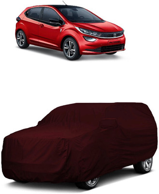 ANTOFY Car Cover For Tata Altroz XM Petrol (With Mirror Pockets)(Maroon)