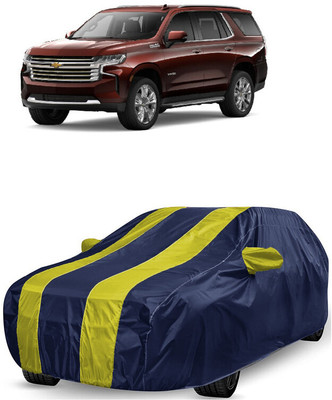 ANTOFY Car Cover For Chevrolet Tahoe 6.2L (With Mirror Pockets)(Yellow, Blue)