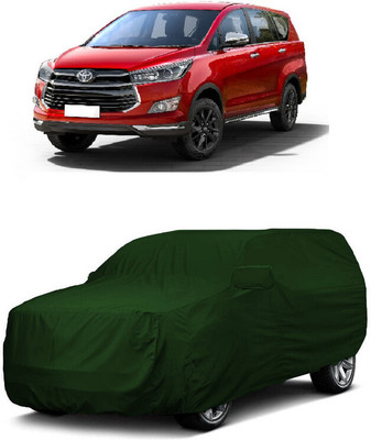 ANTOFY Car Cover For Toyota Innova Crysta 2.4 GX MT 8 STR Diesel (With Mirror Pockets)(Green)