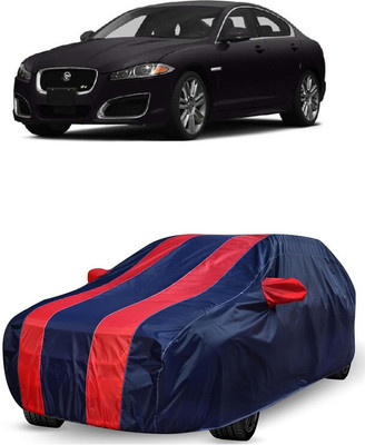 ANTOFY Car Cover For Jaguar XF R Supercharged 5.0 Litre V8 Petrol (With Mirror Pockets)(Red, Blue)
