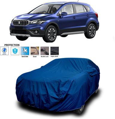 PAGORA Car Cover For Maruti S-Cross (With Mirror Pockets)(Blue)